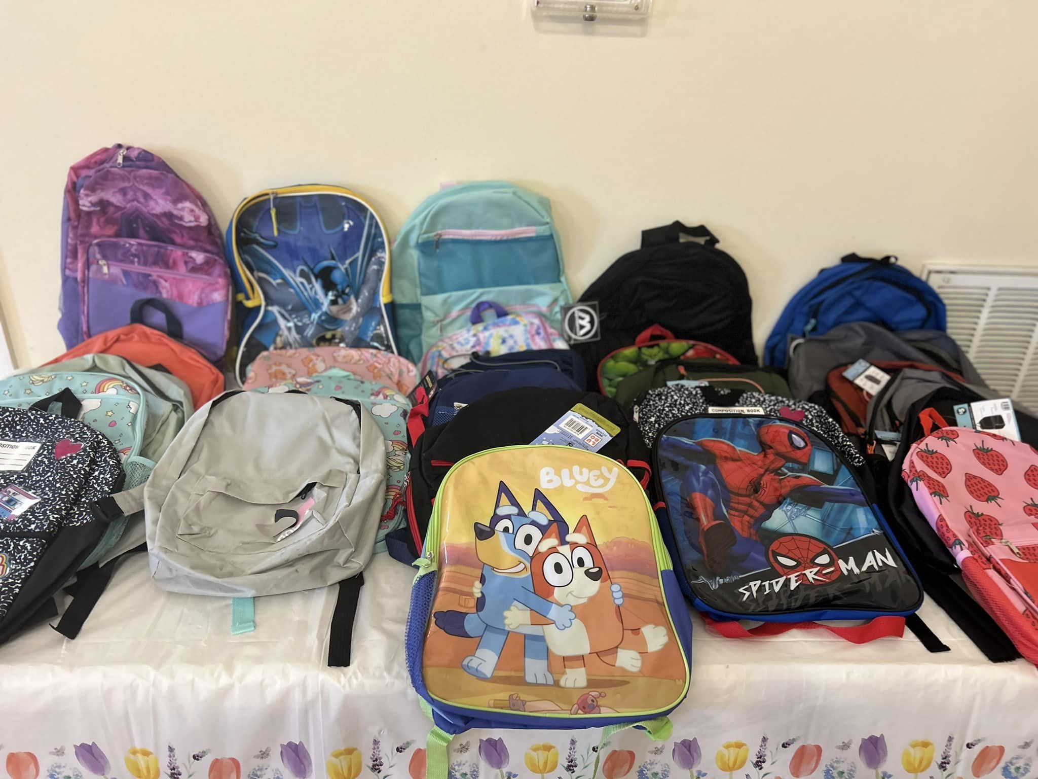 Get involved - Donate in kind backpack fundraising event